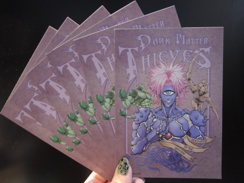 Dark matter thieves postcard available in my storenvy shop now!Product description:1 side color prin