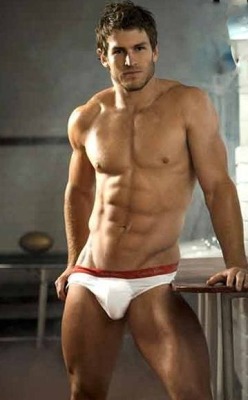 glad2bhere:  rugby player and model david williams 