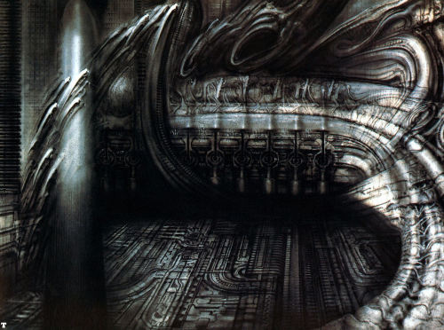 Porn Pics 70sscifiart:    HR Giger’s biomechanical