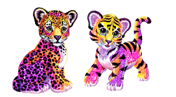 applebottomgenie:  Lisa Frank Leos - transparent 