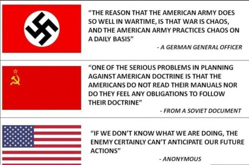end-cisphobia-kyogre:  never-let—it-die:  gruene-teufel:  antieveryfuckingthing:erwin-und-panzer:unsinkabledestroyer:brutevforce:daily-murica: THIS IS HOW WE WIN WARS BABY   We operate with a simple attitude; FUCK IT, DO IT LIVE!  HOW IT DO    Yup.