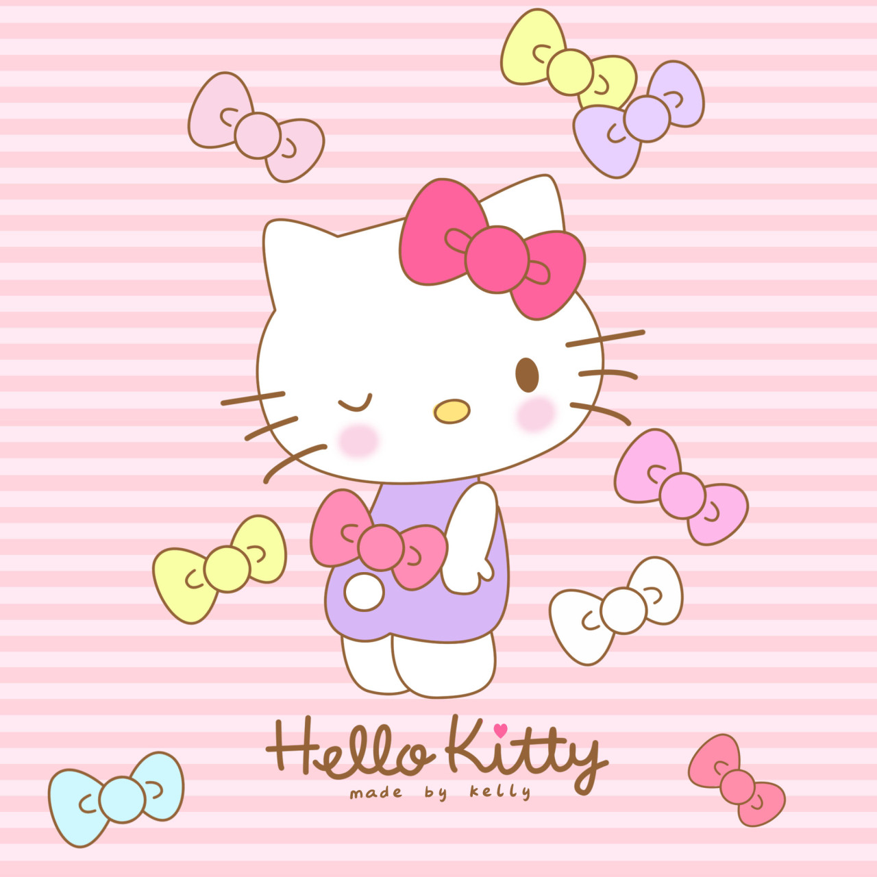 ♡ Be Positive ♡ — HELLO KITTY WALLPAPERS