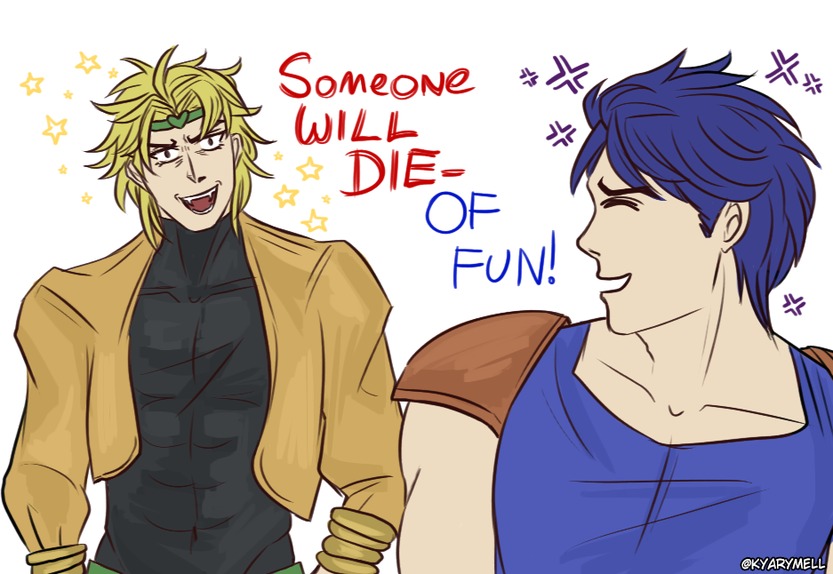 dio brando and jonathan joestar (jojo no kimyou na bouken and 1