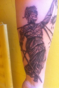 tattoos-org:  Lady Justice TattooSubmit Your Tattoo Here: Tattoos.org