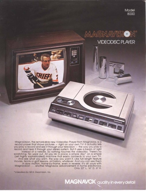broadcastarchive-umd:  Magnavision Video Disc Player.