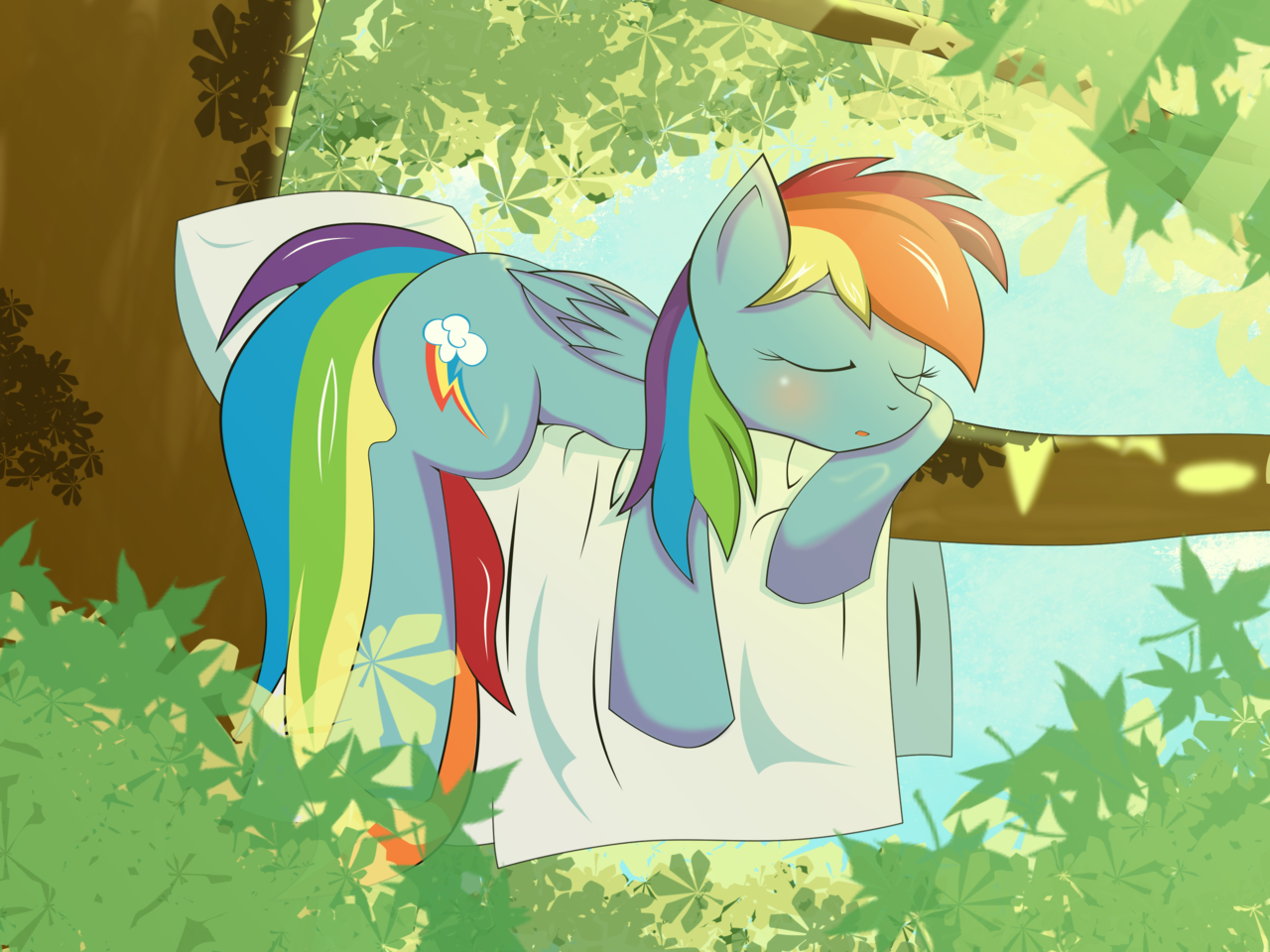 sportshorse:  Sleeping Dash by ZzVinniezZ  Oh Dashie~