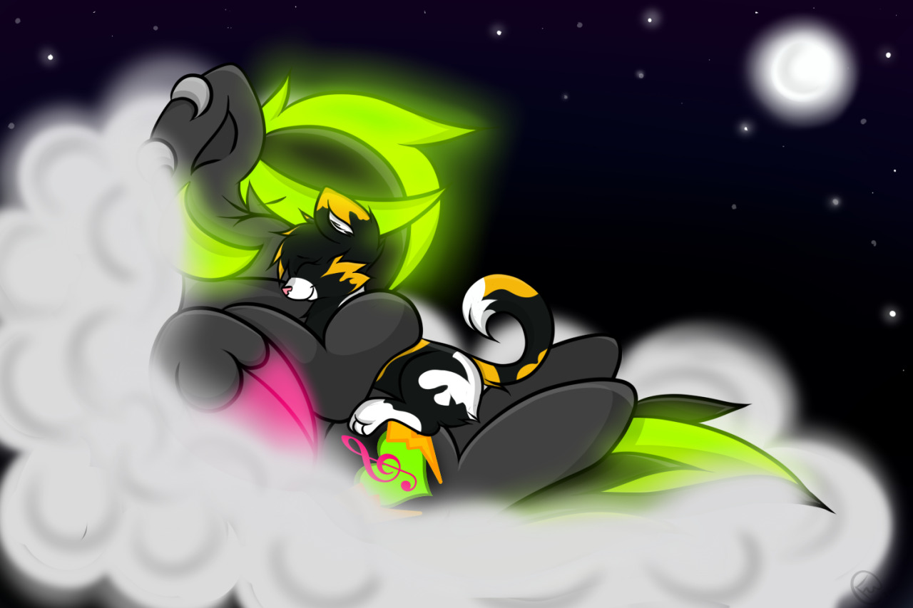 xelectrobeats:  I got bored so have another drawing of Electro and Pumpkin. (ﾉ◕ヮ◕)ﾉ*%･ﾟ✧