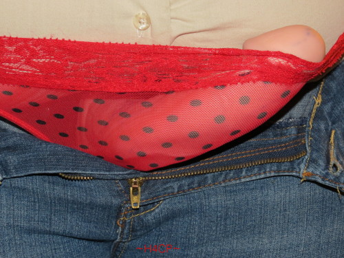 nurseangel1:  lookwhatsinmypanties:  henryoscarr77:  Day 4 Matching Panties !!!!Red Hot … With Red and Black Dots….Soooo Hot.  Oh yes I love those! U are both so sexy!!  Yummmm 