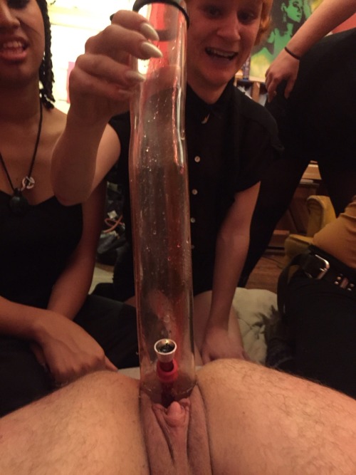 ftmfags:  ftmfags:  For my birthday I got made into a beaver bong because that’s the kind of sick and wonderful life I lead. #grateful  I am reposting this because I actually can’t believe that turning my pussy into a weed smoking implement wasn’t
