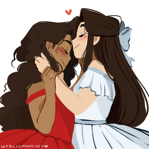 freesmooches: For an Art Trade with @scarletnoiryt !!!​Who asked for some marliza so here you go