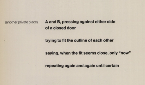 free-parking-blog:Allan Kaprow, from Comfort Zones, 1975, activity booklet