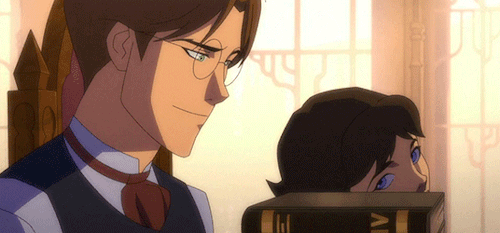 Young Percy And Cassandra In Class
