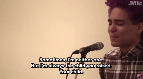micdotcom:  Watch: This eloquent poet explains exactly why we need to recognize genderqueer pronouns  