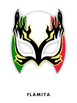 timrobinson:  Wrestling Mask 150: Flamita