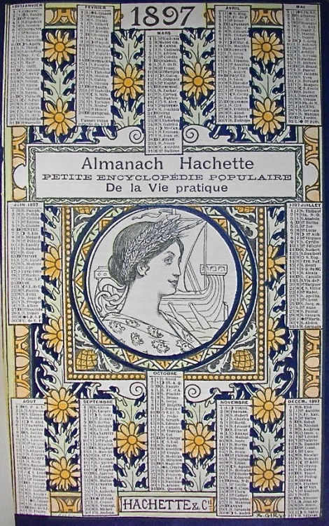 Almanach Hachette. Petite encyclopédie populaire de la vie pratique. 1897