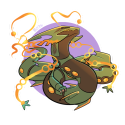 mametyramon:day 076: mega rayquaza