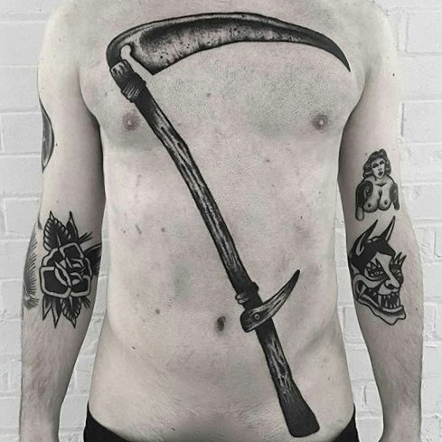 Skully scythe shenanigans available  Sean Newman Tattoos  Facebook