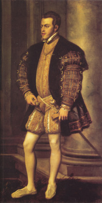 Portrait of Philip II, 1553, Titian