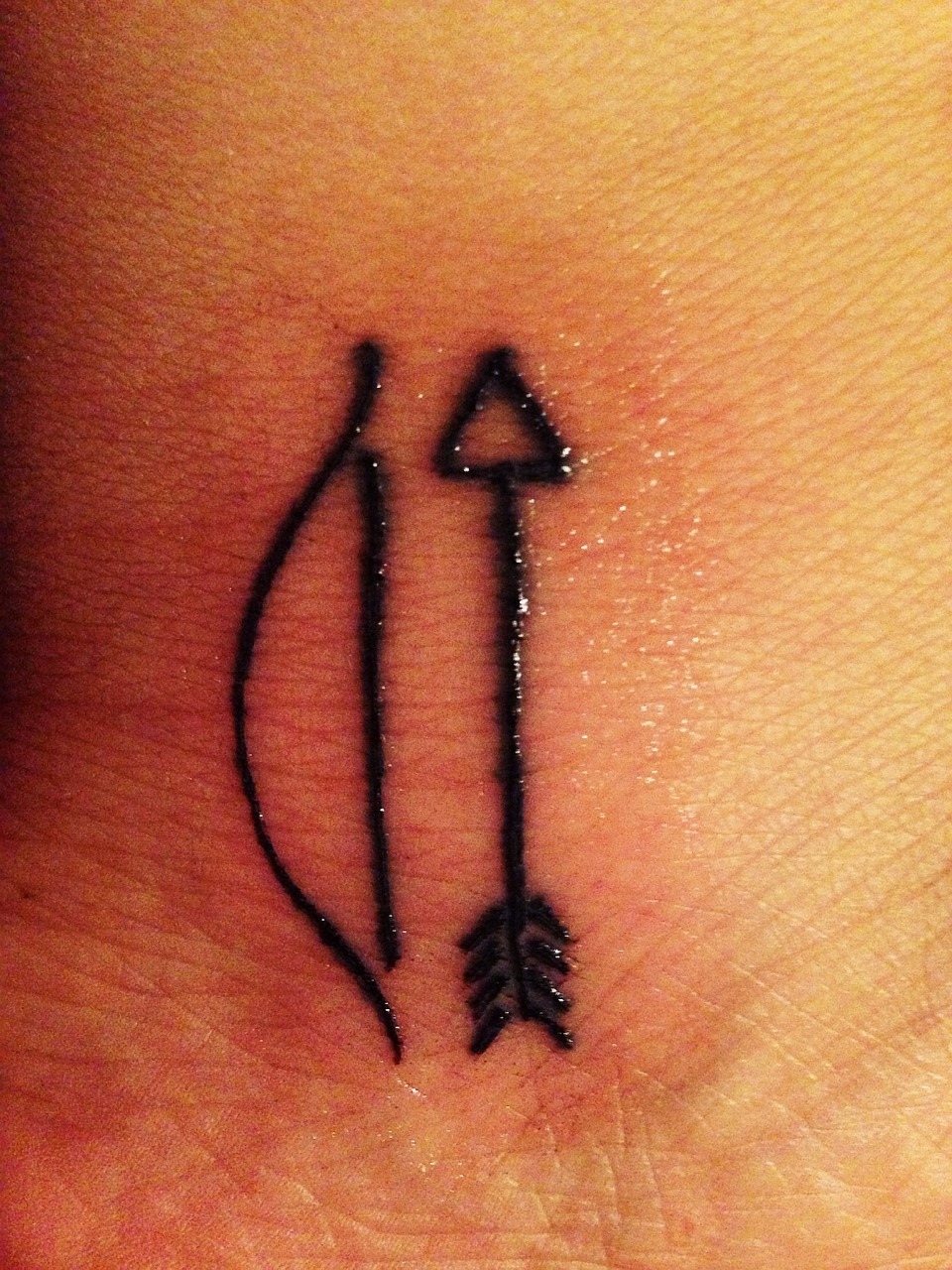 mayaontherocks:  Got my first tattoo last night. (:   &ldquo;In order for an
