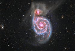 zubat:  The spiral galaxy M51. (NASA/CXC/SAO,