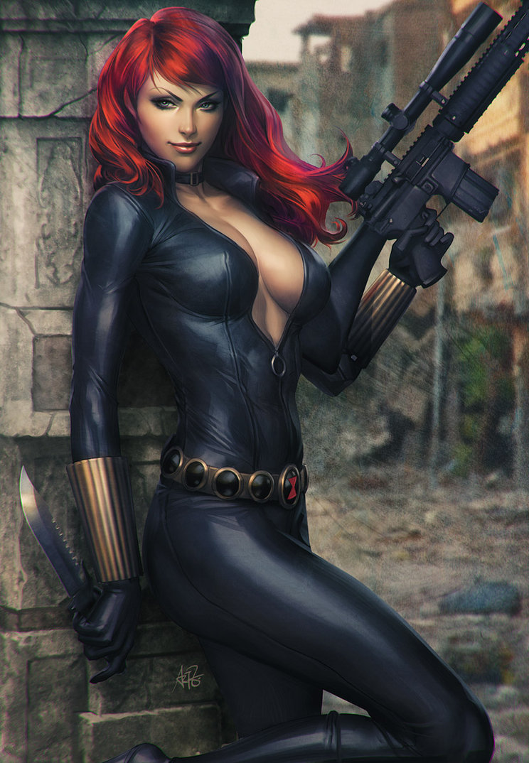 finest-cg-art:  Black Widow Art XM Studio Statue by Artgerm