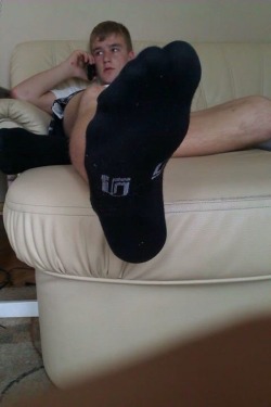 guysandladsinblacksocks:  Black Socks from the Web 2871