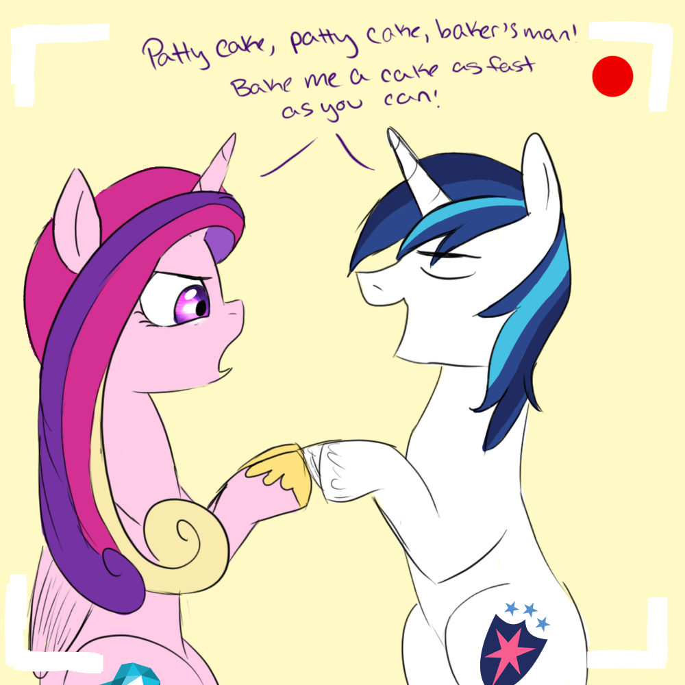 ask-cadance:  I don’t see why we didn’t just do my version of “patty cake”