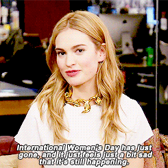 magnoliapearl:ankainskywalker:Lily James on the controversy of her tiny waist in