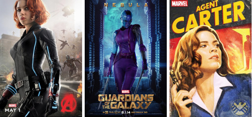 earths-mightiest-heroines:  Women of the MCU in posters