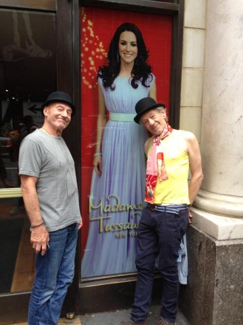 savleighm: The fact that Sir Patrick Stewart and Sir Ian Mckellen are best friends in real life make