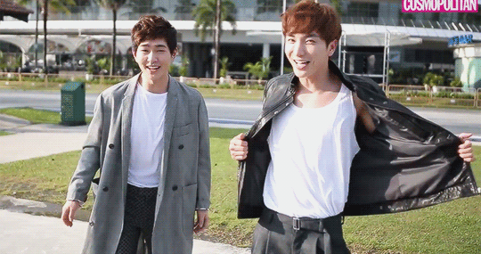 parkjngsoo-deactivated20190109: Leeteuk and Onew for Cosmopolitan