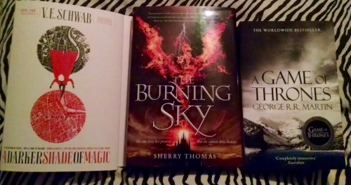 whimsybookowl: February book haul Books I bought: A Darker Shade Of Magic by V.E. Schwab A Game Of 