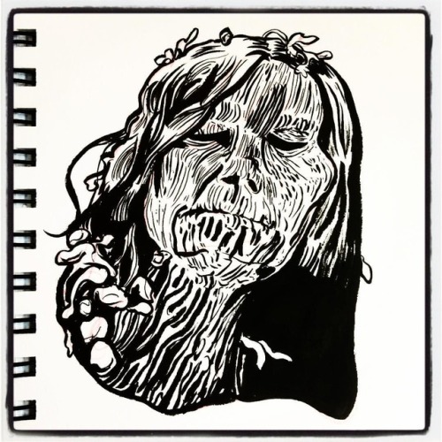 #sketches #sketchbook #illustration #zombustudiodrawing2017 #creepshow