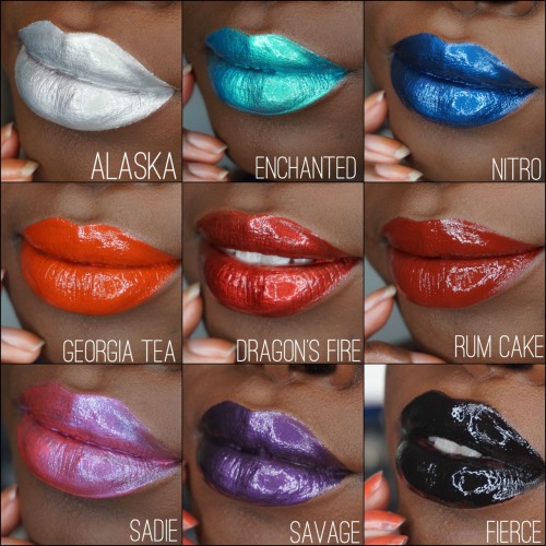 roideslions: Lip swatches of all my Who Is She Cosmetics lip composites WISC is a BLACK OWNED amazin