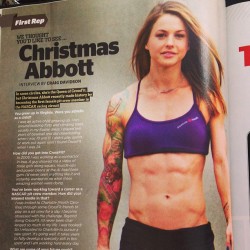 christmasabbott:  A while page in Reps Magazine.