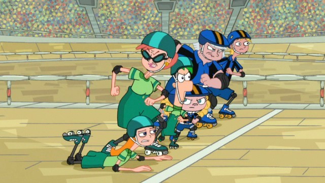 The Watchathon! — Phineas and Ferb, S1E18: Crack That Whip/The Best...