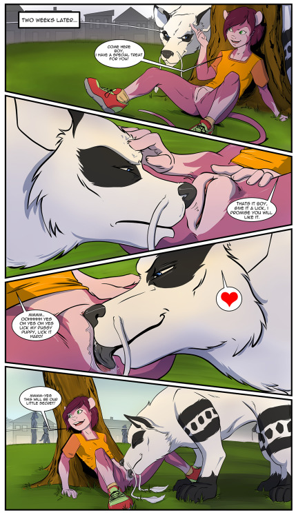 Porn Pics xcookiexdragoonx:  Comic: Dog SittingArtist: