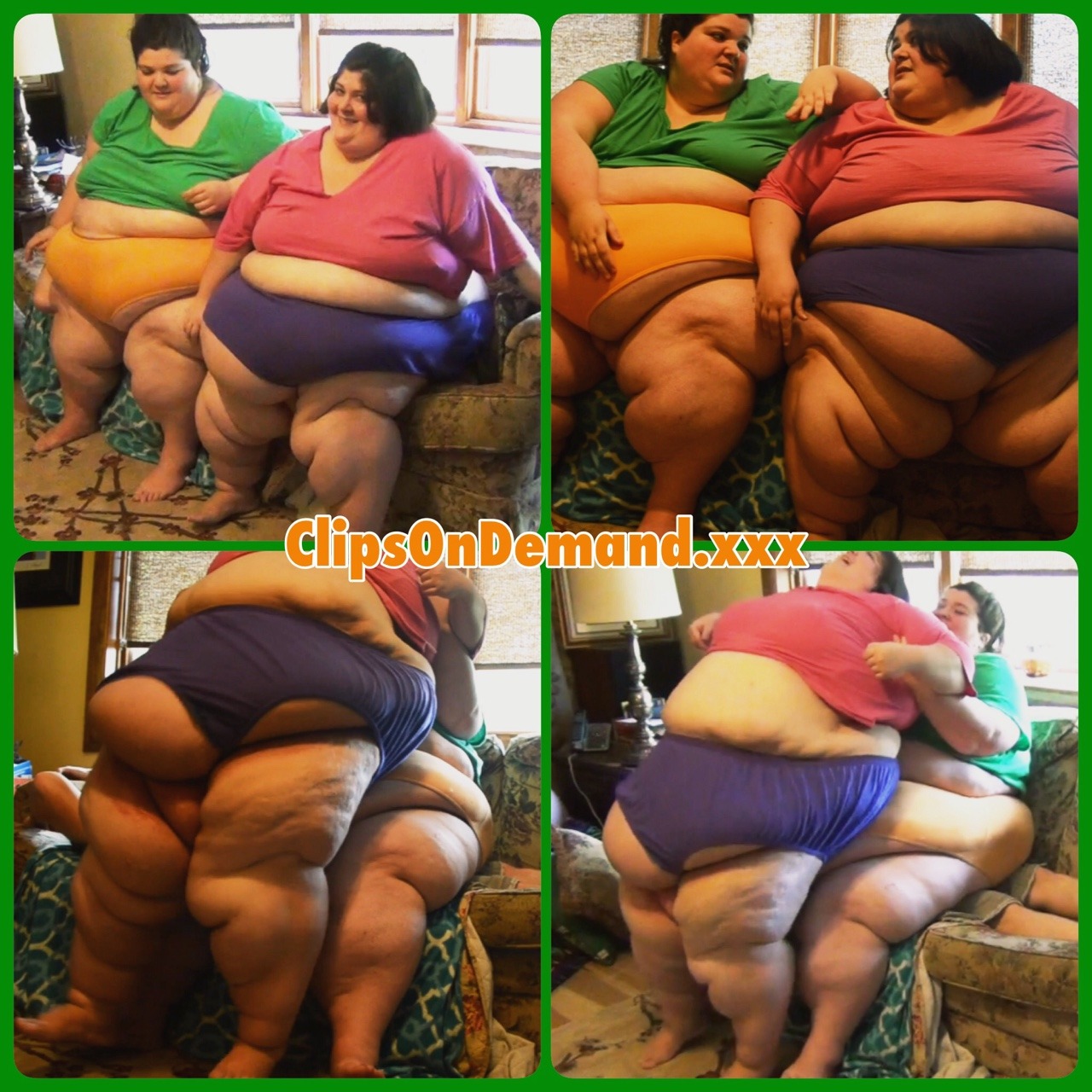 #SSBBWS Miss GG and Lexi #SQUASHING #Smothering #SSBBW #Facesitting #HugeBelly #BigBelly