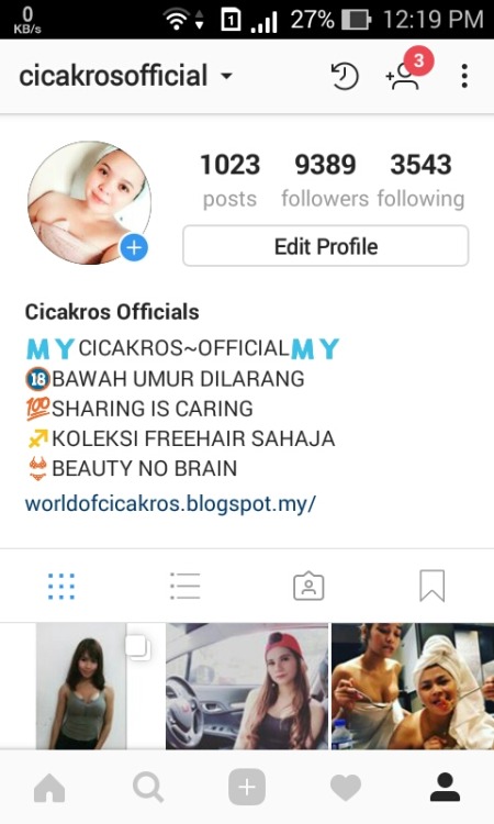 cicakrosbinijanda: Follow IG cicakros malaysia