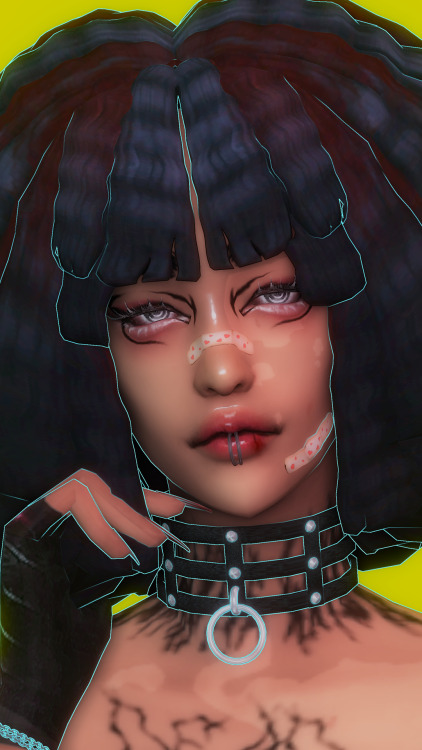 vampirepill:C:/SIM REQUEST/for @kazuaru ☆ edgy girl with edgy clothes and makeup :D ☆ thank u 4 the 