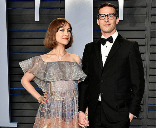 observantistic:Joanna Newsom & Andy Samberg2018 Vanity Fair Oscar Party hosted by Radhika Jones 