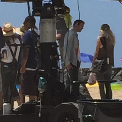 March 30: Scott and Alex on the set of Hawaii Five-0.{c}{c}{c}{c}{c}{c}