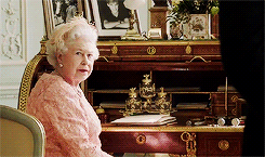  Queen Margrethe II of Denmark on her colleague Queen Elizabeth II of the United