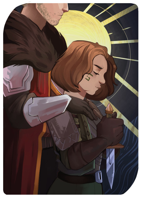 the-upper-shelf: another tarot card for @thebakerstboyskeeper , i always enjoy drawing your characte