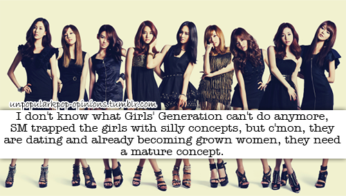 unpopularkpop-opinions:I don’t know what SNSD can’t do anymore, SM trapped the girls with silly conc