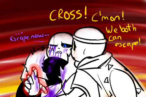 Not Him#CrossSweep #crosssans #dreamsans #tumblrsexymanpoll