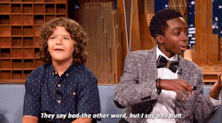 elionking:  onlymychoyce:  undateableblackgirl:  elevenor:  As Caleb says “bad butt”  That’s cuz he’s parents probably don’t play those games.  ^forreal lol  They prolly in the audience making the “I wish you would” face 