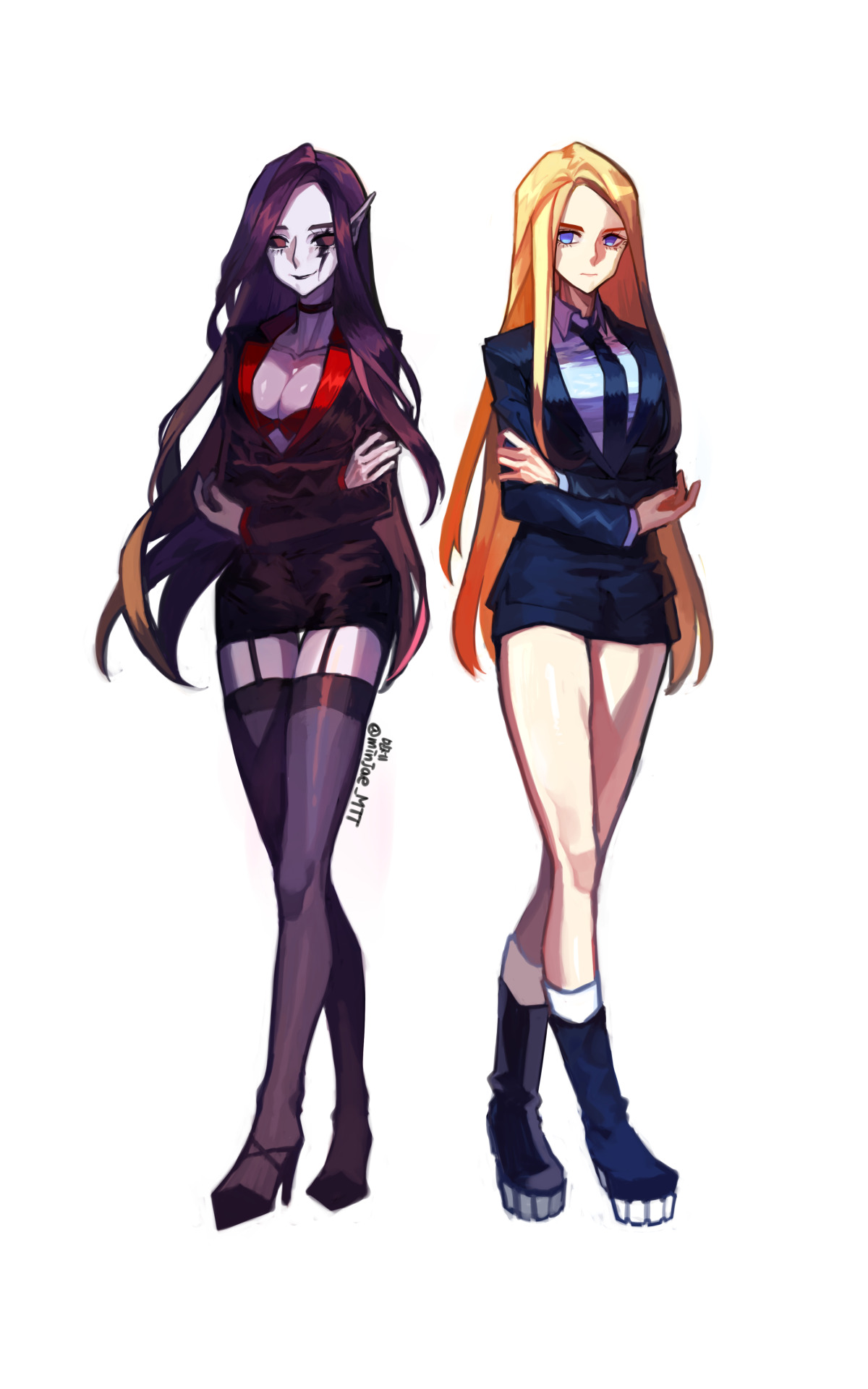 league-of-legends-sexy-girls:  Morgana and Kayle 