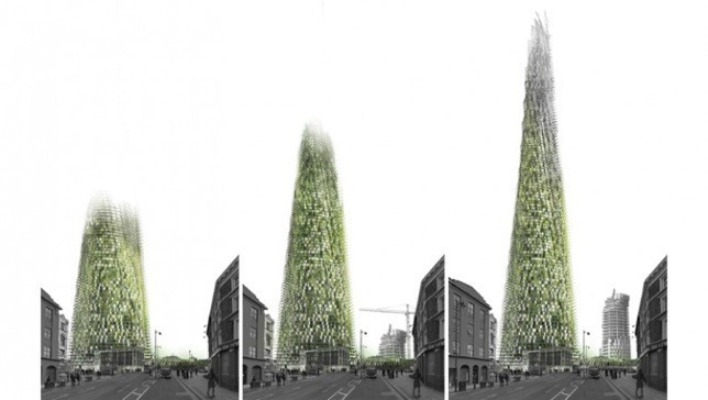 A skyscraper that grows taller and taller as its occupants generate waste
Billed as a ‘self-generating development,’ Organic Skyscraper’s ultimate height is dependent on the recycling activities of its occupants.