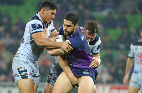 Jesse Bromwich almost has a malfunction. 